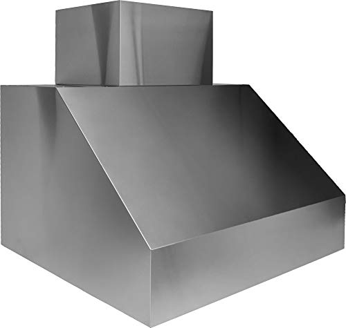 Trade-Wind S726623CD Trade-Wind S726623CD 800-2300 CFM 66 Inch Wide Outdoor Approved Wall Mounted Range Hood with Vertical and Horizontal Duct Discharge