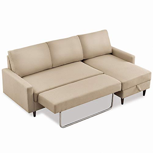 convertible sofa bed with storage