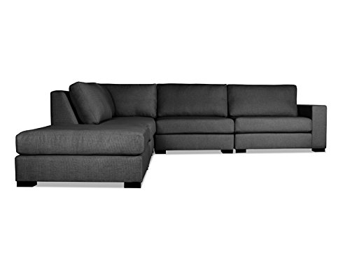 South Cone Home Tribeca Modular Sectional, Charcoal
