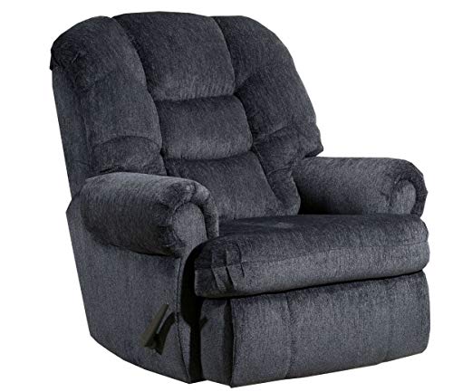 Lane Stallion (Extra Large) Big Man Comfort King Wallsaver Recliner in Gl. Charcoal. Made for The Big Guy Or Gal. Rated for Up to 500 Lbs. Extended Length. 79". Seat Width. 25 Inches. 4501XL