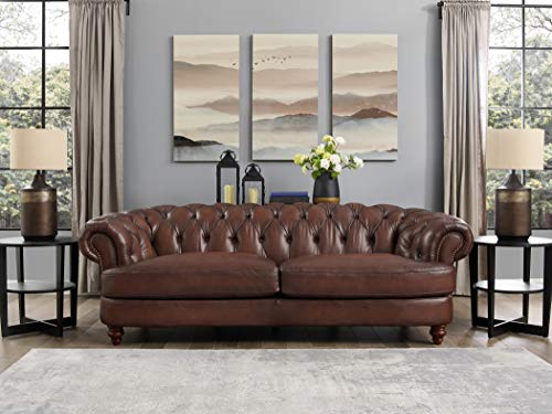 hydeline newport 100 leather sofa