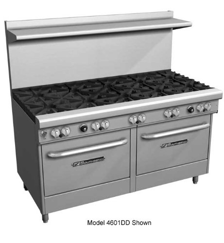 Southbend 4601DD-6L 60 3/4" Restaurant Mixed Top Range - Ultimate 400 Series