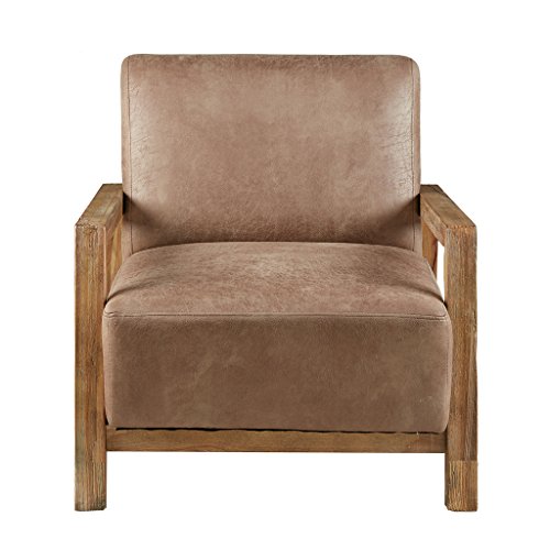 INK+IVY Easton Accent Chair, Taupe/Natural