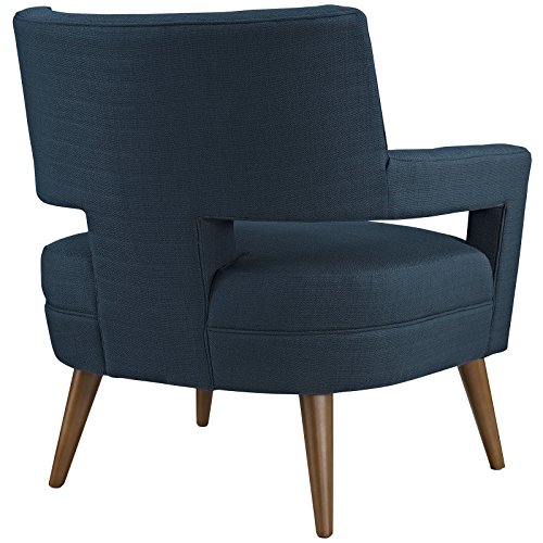 Modway Sheer Upholstered Fabric Mid-Century Modern Accent Lounge Arm ...