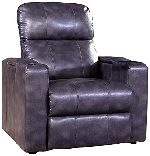 Pulaski Larson Power Recliner with USB and STO, Magnetite