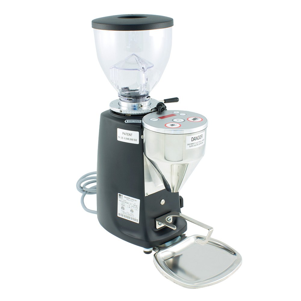 Mazzer Mini Black Electronic Doserless Grinder - Type A