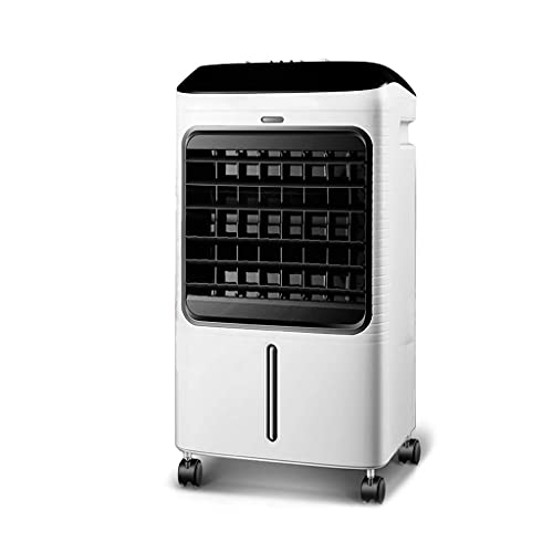 DRGRG Air conditioner Evaporative Coolers Portable, Evaporative Humidifier Misting Small Air Conditioner Fan And Bladeless Noiseless Fan,For Office, Dorm, Room(Free Ice Tray)