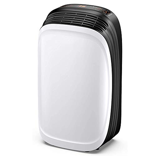 Portable Dehumidifier for Bedroom, Bathroom,Baby Room,Locker and Closet, with Auto Shut Off and Timer