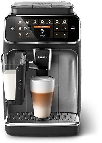 Philips Kitchen Appliances 4300 Fully Automatic Espresso Machine with LatteGo, CR, EP4347/94, one size